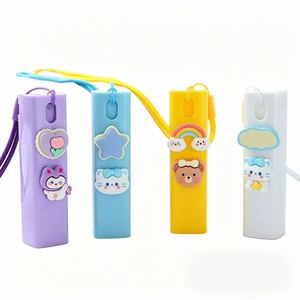 Bouteille pulvérisatrice rectangulaire colorée à motif de dessin animé, pompe de pulvérisation, pour voyage, extérieur, tonique, répulsif anti-moustiques, bain de bouche, alcool rechargeable - Product Image 3