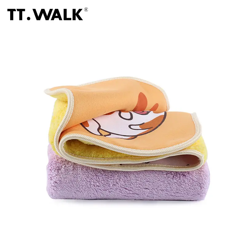 [Elosung] guante para mascotas tipo toalla absorbente PET-1621