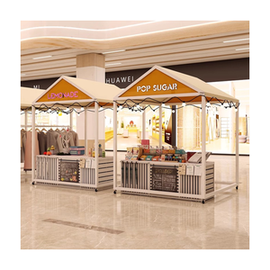 휴대용 알루미늄 크리에이티브 무역 박람회 부스 슈퍼마켓 전시 부스 아이스크림 거리 디스플레이 스탠드 (전면 패널 포함) - Product Image 4