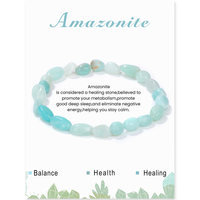 Bijoux en pierre naturelle de luxe femmes amazonite prehnite lapis lazuli améthyste citrine fraise quartz perles de pierres précieuses bracelets