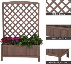 Aivituvin Maceta con <span class=keywords><strong>enrejado</strong></span> Cama de jardín elevada Caja de jardín grande <span class=keywords><strong>para</strong></span> exteriores <span class=keywords><strong>para</strong></span> paneles de celosía <span class=keywords><strong>vertical</strong></span> de pie de flores - Product Image 3