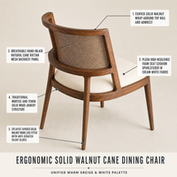 Chaise de salle à manger en bois massif de style nordique Wabi-Sabi avec design à tenons et mortaises, mobilier de maison pour hôtels et restaurants, dossier décontracté