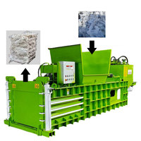 Compacteur de carton horizontal, presse hydraulique pour l'industrie du recyclage