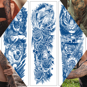 Manche de <span class=keywords><strong>Tatouage</strong></span> Semi-Permanent à l'Encre de Jagua pour Homme, Biologique, Réaliste et Imperméable, Durée 2 Semaines, Vente en Gros - Product Image 1