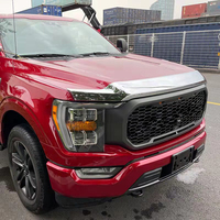 Capot de protection en plastique noir, 2 pièces, protecteur de capot pour camion avec Logo, pour Ford F150 2021