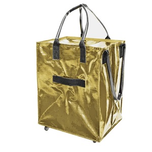 Sac de courses pliable à roulettes, imperméable et épais, idéal pour le supermarché - Offre spéciale - Product Image 4