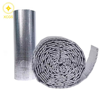 Rouleau d'isolation en feuille d'aluminium auto-adhésive - Isolation thermique ignifuge et imperméable pour conduits HVAC