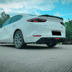 Alerón trasero de plástico ABS sin pintar, accesorios de coche para <span class=keywords><strong>Mazda</strong></span> <span class=keywords><strong>3</strong></span> Axela <span class=keywords><strong>Sedan</strong></span> 4 puertas 2014 <span class=keywords><strong>2015</strong></span> 2016 2017 - Product Image 4