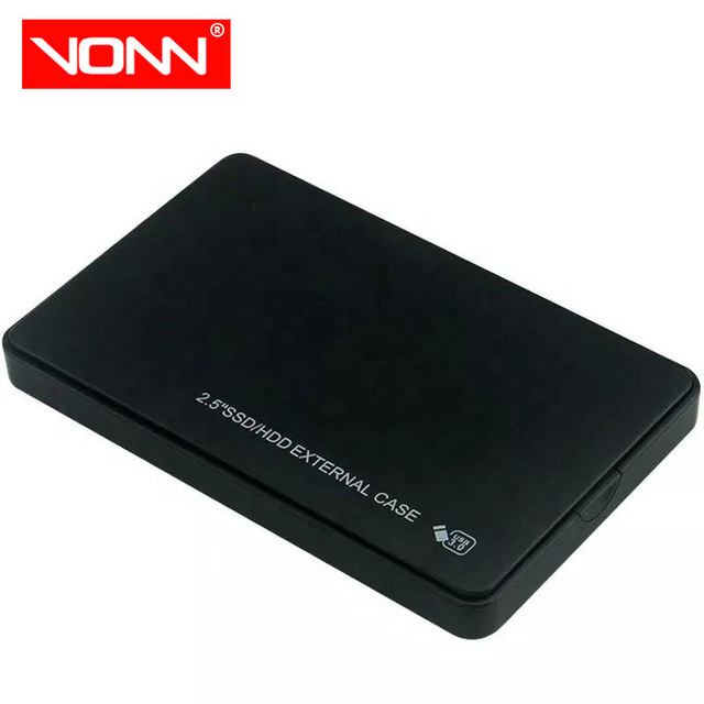 Plastic 2.5 Inch USB3.0 SATA External SSD Enclosure for Computer
