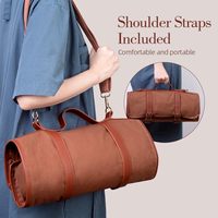 Ensemble d'outils de barre de cuivre portables 17 pièces Kit de barman pratique sac pour fêtes camping voyages bandoulière en polyester durable