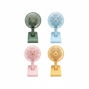 Mini ventilador de ventilación con recorte USB de 7,5 \ ", ventilador portátil de 3 velocidades portátil, batería de mano de 5V 48/2/24 uds/CS para uso doméstico - Product Image 2