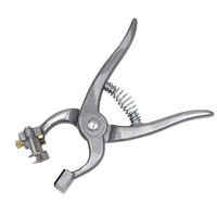 Instrument vétérinaire en alliage d'aluminium, pince à tatouer pour le corps des porcs, marqueur d'oreille, machine à tatouer pour porcs et chiens avec numéros et lettres
