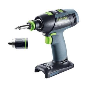 FESTOOL-576448สว่านไร้สาย T 18 + 3-พื้นฐานไม่มีแบตเตอรี่-EAN ไดรเวอร์ที่มีผลกระทบ4014549360149และสว่านไร้สาย - Product Image 1