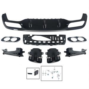 Diffusore posteriore AMG E53 Look + due tubi di scarico per Benz classe E <span class=keywords><strong>W213</strong></span> E43 AMG <span class=keywords><strong>2016</strong></span> + - Product Image 1