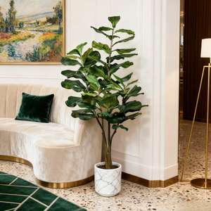 Árbol de Ficus Lyrata Artificial de 185 cm, Altamente Realista, para Decoración del Hogar y la Sala de Estar, Venta al por Mayor de Nifloral - Product Image 5