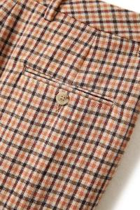 Best Selling Korean Style Casual Loose <strong>Trousers</strong> for <strong>Women</strong> Fall Maternity Wide Legs Pants with Mid Waist <strong>Plaid</strong> Pencil Pants - Product Image 6