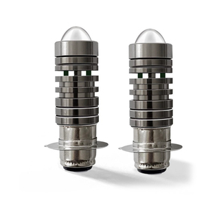 1 pezzo H4 BA20D faro Moto Moto Led lampadine CSP Chip Hi <span class=keywords><strong>Lo</strong></span> lente H4 fendinebbia Scooter Moto accessori faro 12V - Product Image 2