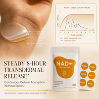 Patchs naturels hypoallergéniques pour booster le NAD, favorisant un vieillissement sain et une meilleure concentration