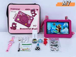 Tablette pour enfants Maniner M7 en vente flash, avec un design mignon d'ours, 4 Go + 64 Go, idéale pour l'apprentissage et le divertissement des enfants - Product Image 5