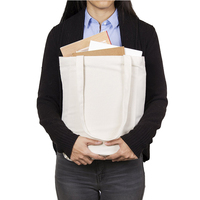 Sac de transport de Shopping coréen 100% coton naturel, fourre-tout de plusieurs tailles, couleur, personnalisé, vierge, Logo imprimé