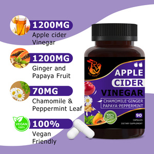 Complément alimentaire personnalisé OEM pour la perte de poids, amélioration du métabolisme des graisses, renforcement du système immunitaire, capsules de vinaigre de cidre de pomme - Product Image 3