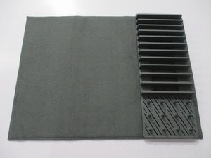 Alfombrilla de secado de supermercado con estante para platos copacking estante de PP de grado alimenticio alfombrilla sólida de microfibra alfombrillas antideslizantes de secado rápido - Product Image 4