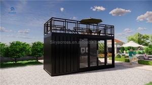 ร้านกาแฟคอนเทนเนอร์แบบพับได้ขนาด 20 ฟุต จัดจำหน่ายโดยตรงจากโรงงาน ราคาถูกกว่า - Product Image 3