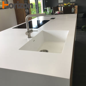 Lastra di Quarzo Bianco Puro Artificiale Durevole Fornita da Fabbrica Cinese - Product Image 2