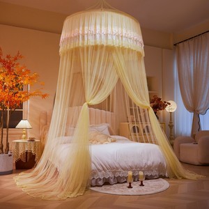 <span class=keywords><strong>Mosquitera</strong></span> de Techo sin Perforaciones, Estilo Princesa, <span class=keywords><strong>para</strong></span> Uso Doméstico, Gran Espacio, No Requiere Instalación, Tipo Domo - Product Image 1