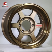 Jantes en alliage bronze TE37 16*8J 6*139.7 modifiées pour voitures tout-terrain 4x4, pour FJ Prado F150 Landcruiser