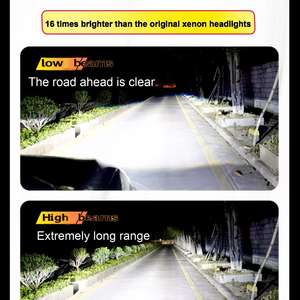 ชุดอัพเกรดไฟหน้า LED ประสิทธิภาพสูง Nezha 200W 9012 มองเห็นชัดเจนกว่าในฝนและหมอก 9006 HB3 HB4 P20d ขายส่งราคาพิเศษ - Product Image 6