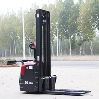 Gerbeur Électrique Autonome Robuste 1000kg 2000kg à Batterie Portable pour Entrepôt
