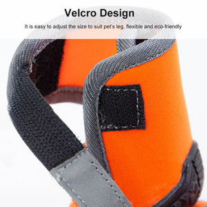 Nylon Neoprene Reflective Comfortable Pet <b>Boots</b> Sole Dog Waterproof Shoes - Product Image 2