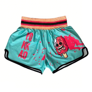 Vente en gros d'usine de shorts de Muay Thai pantalons de boxe respirants pour hommes et femmes shorts MMA d'entraînement sportif - Product Image 4