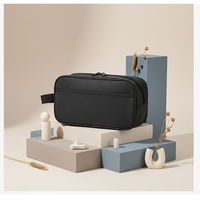Nouvelle trousse de toilette multifonction en tissu Oxford, grande capacité, imperméable, avec fermeture éclair, motif lettres, portable pour les voyages, en plein air, pour hommes