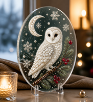 Kit de Peinture Diamant 5D Complet Noël, Peinture Perle, Maison Hantée Gothique, Broderie Strass, Fournitures Artistiques
