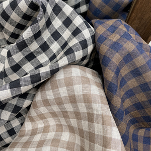 Tela 100% Lino Francés de Alta Calidad, 150 g/m², Teñido en Hilo, Liso, Transpirable, Peso Medio, para Manualidades, Servilletas, Manteles para Niñas y Niños - Product Image 2