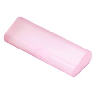 Étui Léger et Écologique pour Lunettes de Lecture en Plastique Translucide, Rigide PP, Forme Rectangulaire, Disponible en 4 Couleurs