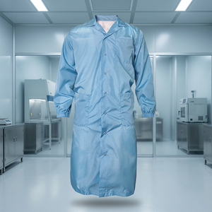 Bata para sala limpia ESD Ropa DE TRABAJO Comodidad, usabilidad y durabilidad de alta calidad Hecho en Corea - Product Image 3