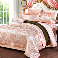 Style européen Oeko-tex personnalisé jacquard coton luxe Satin soie Textile de maison ensembles de literie