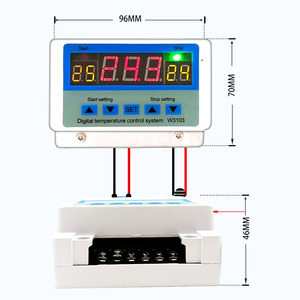 <span class=keywords><strong>Thermostat</strong></span> numérique XH-W3103 12V 300W 24V 600W 220V à écran tactile <span class=keywords><strong>5000W</strong></span> 30A – Contrôleur de température mural haute puissance - Product Image 5
