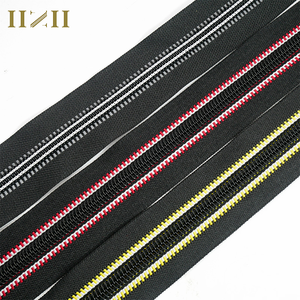 #5 tùy chỉnh thời trang Nylon dây kéo dài chuỗi Nylon kéo dây kéo CuộN - Product Image 2
