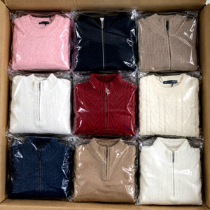 Ready to Ship Stock Lot Surplus Overstock Bangladesh Made Sweater Assorted Knitwear <b>Bundles</b> Wholesale <b>Clothes</b> Clearance Jumpers - Product Image 1
