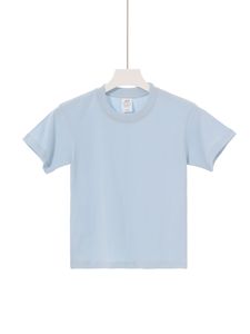 T-shirt Casual da uomo a manica corta in cotone 100% nuova estate minimalismo tinta unita 230 grammi lavorati a maglia - Product Image 2
