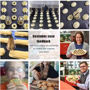 Machine électrique industrielle de fabrication de gâteaux gras à haute tasse faisant tomber la machine de remplissage de macaron de moulage de traitement de petits cupcakes 40 programmes - Product Image 5