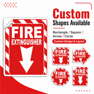 Señal de Seguridad Luminosa de PVC Duradero, Letrero de Advertencia de Cumplimiento de Extintores de Incendios que Brilla en la Oscuridad, Resistente a la Intemperie IP65 y con Soporte para Colgar - Product Image 3