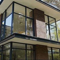 Ventanas Abatibles de Aluminio con Doble Acristalamiento y Borde Estrecho, Color Personalizado, Elegantes, para Proyectos Arquitectónicos Residenciales