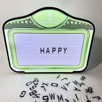 Panneau d'affichage LED personnalisé OEM d'usine, présentoir de bouteilles VIP Glorifier avec lettres LED pour bar et fête