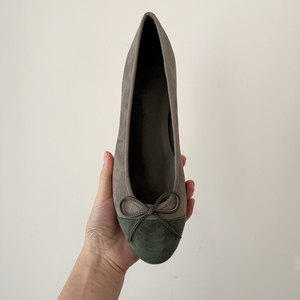 Ballerine da <span class=keywords><strong>Donna</strong></span> con Fiocco <span class=keywords><strong>Mary</strong></span> <span class=keywords><strong>Jane</strong></span> <span class=keywords><strong>Scarpe</strong></span> Basse con Punta Chiusa Rotonda Slip-on per Uso Quotidiano Lavoro Casual - Product Image 4