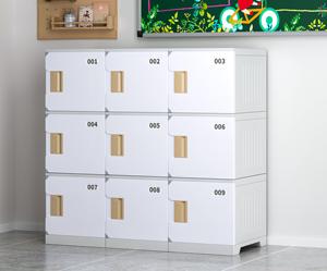 Colorful Durable ABS Plastic Dustproof Modern Detachable Multifunction Schoolbag Storage Cabinets 4-5L Capacity Lockable - Product Image 2